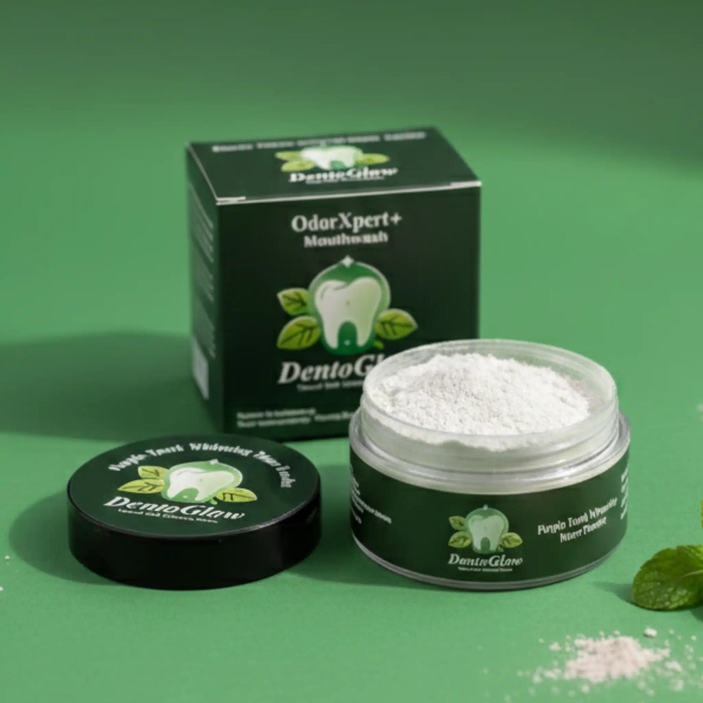 OdorXpert + Mouthwash Teeth Whitening Powder