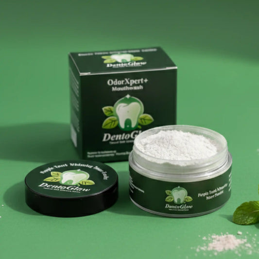 OdorXpert + Mouthwash Teeth Whitening Powder