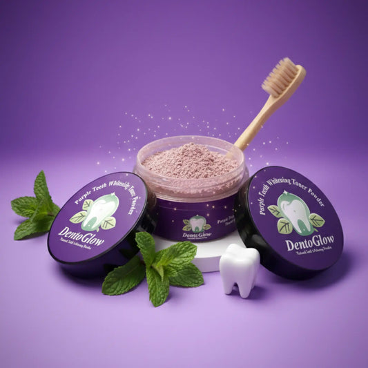 Purple Teeth Whitening Powder