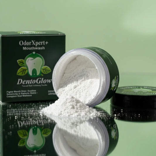 OdorXpert + Mouthwash Teeth Whitening Powder