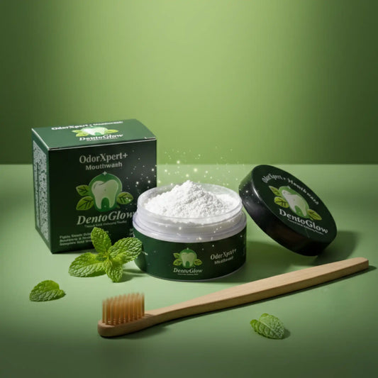 OdorXpert + Mouthwash Teeth Whitening Powder
